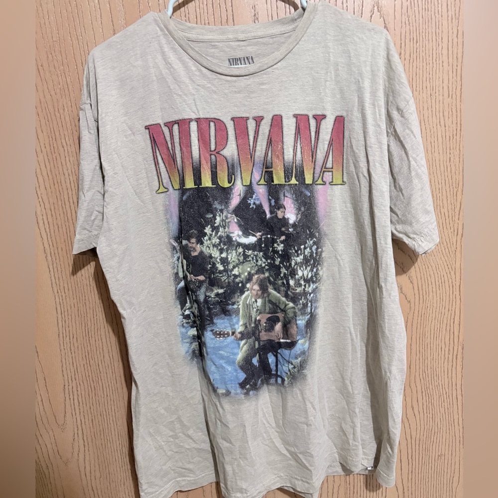 Nirvana Graphic Men's T-Shirt - Gray xl